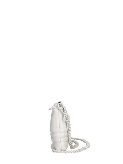 Borsa Grate Double in pelle LA CARRIE | 141P-AA-401-LEABIANCO